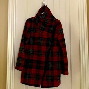 Steve Madden plaid coat